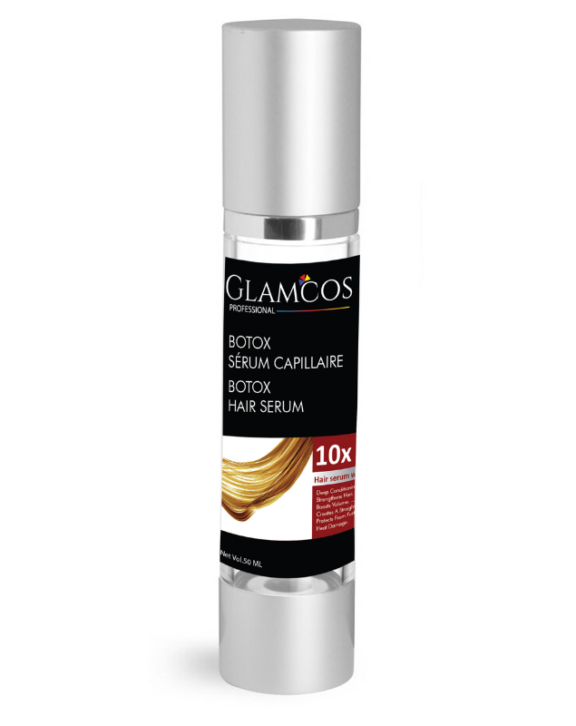 GLAMCOS Professional Botox Hair Serum 50 ml – Deep Conditioning, Frizz Control & Damage Repair for Dry & Treated Hair