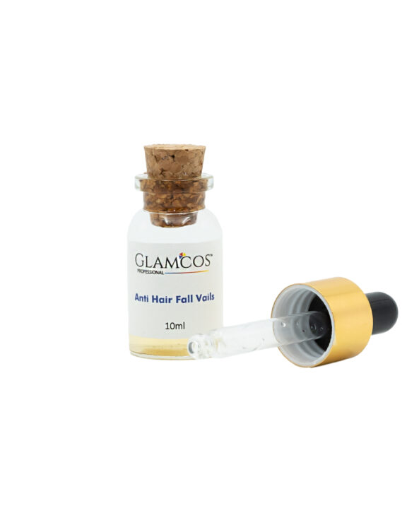 Glamco’s Professional Anti Hair Fall Vials 10ml – Hair Growth & Strengthening Serum | Reduces Hair Fall