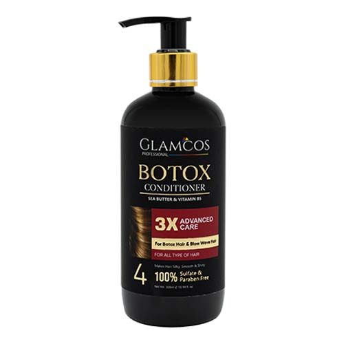 Glamco’s Professional Botox Conditioner 300ml – 3X Advanced Care | Shea Butter & Vitamin B5 | Repair Dry & Damaged Hair
